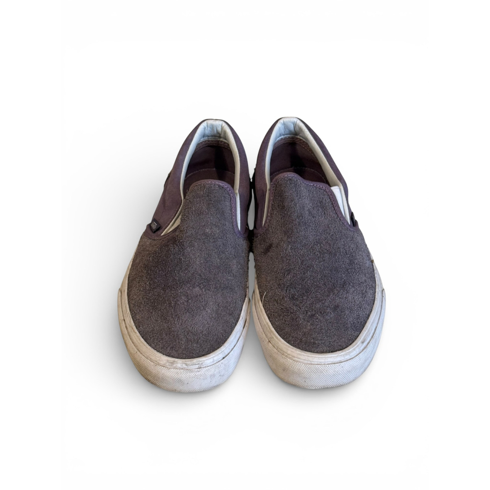 Vans Classic Slip-On Shoes Hairy Purple Suede Mens 8.5/Womens 10 Casual Skate - Picture 2 of 6